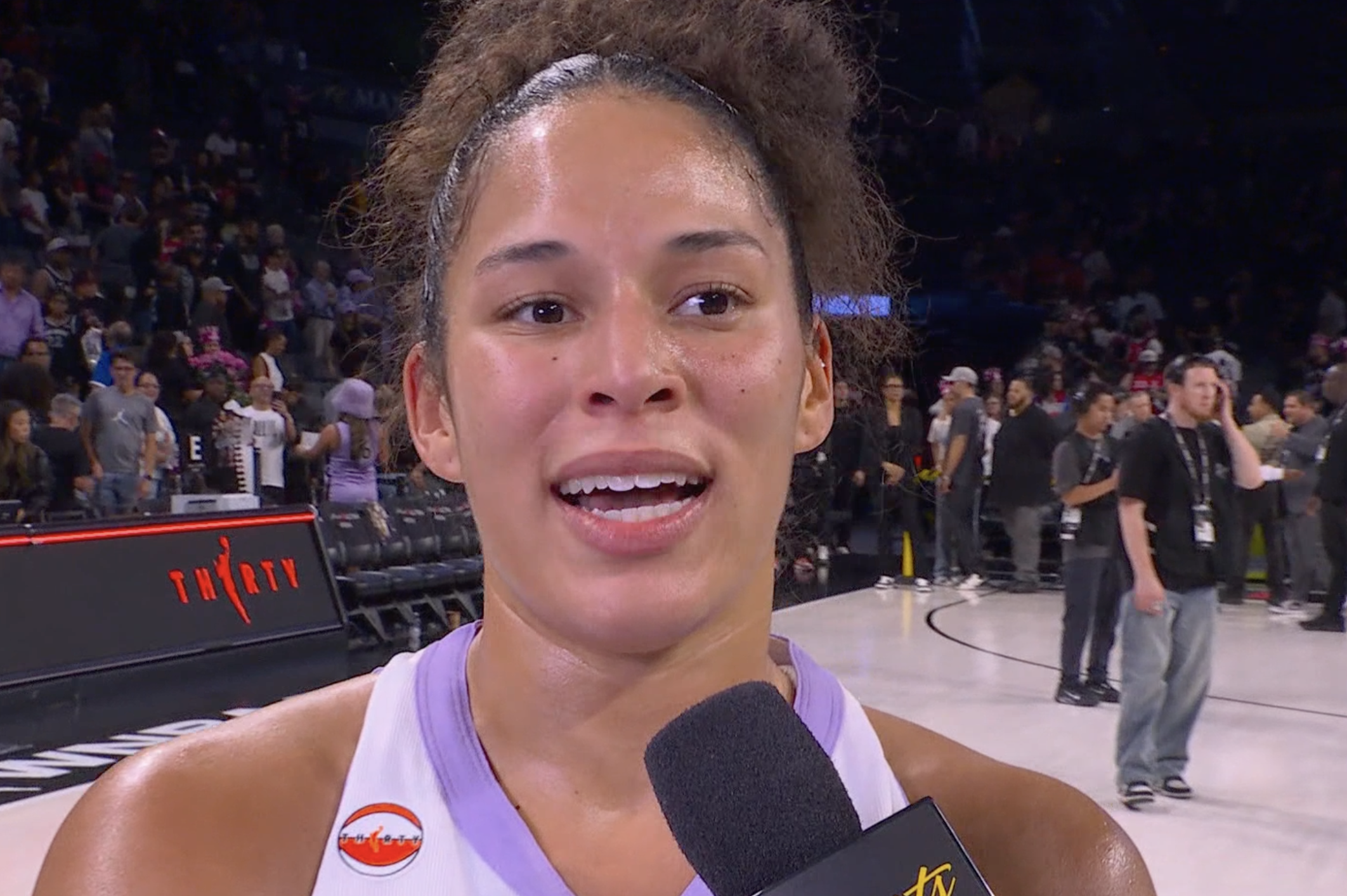 Veronica Burton Reflects on Valkyries Advancing to the WNBA Finals (Peacock) | 10/9/26